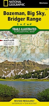 National Geographic Bozeman, Big Sky, Bridger Range Topographic Map 0