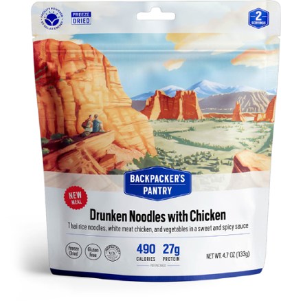 Backpacker's Pantry Drunken Noodles with Chicken - 2 Servings 0