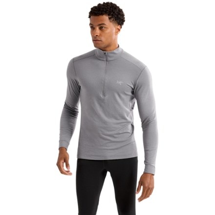 Arc'teryx Rho Merino Wool Zip-Neck Base Layer Top - Men's 1