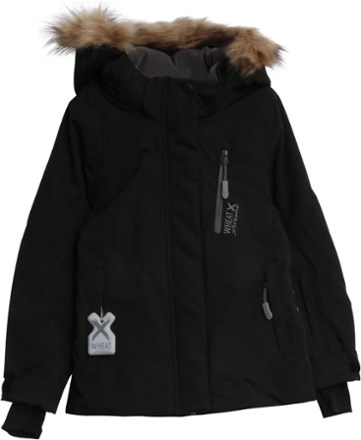 girls black ski jacket