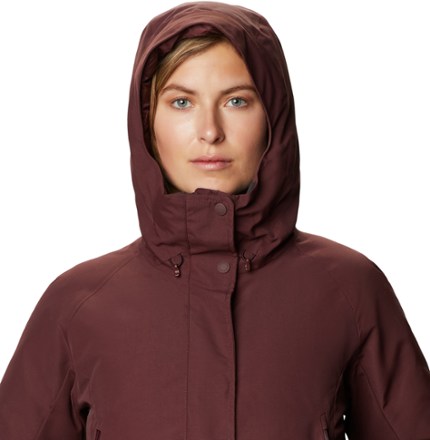 Mountain hardwear summit shadow gtx down hooded jacket deals