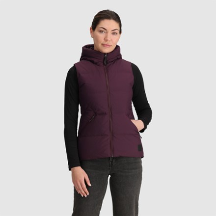 Outdoor Research Coze Hooded Down Vest - Women's 1