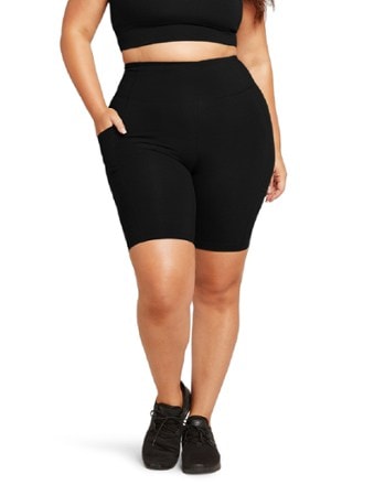 Boody Eco Wear Active High-Waisted 8" Shorts with Pockets - Women's 1