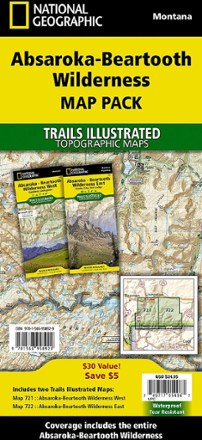 National Geographic Absaroka-Beartooth National Forest Map Pack 0