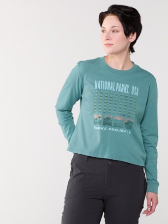 Parks Project National Parks Fill In Boxy Long-Sleeve T-Shirt - Women's 1