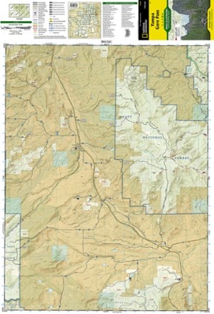 National Geographic Yampa and Gore Pass Topographic Map 1