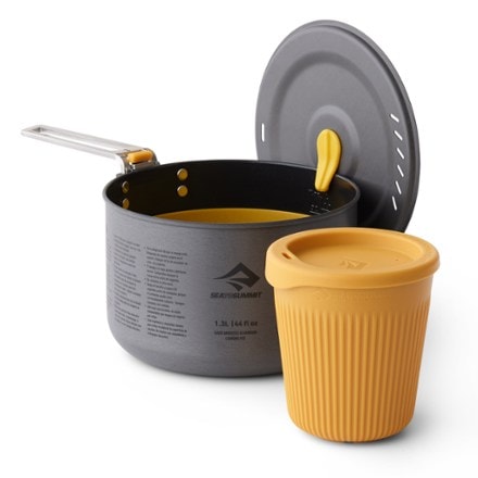 Sea to Summit Frontier Ultralight 1.3 L Pot Cookset - 3 Piece 3