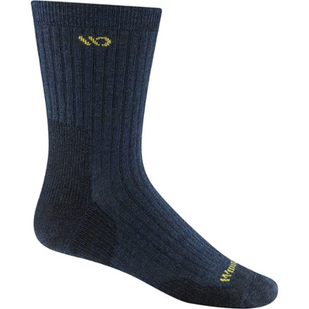 Wide Open Solid Cushioned Micro Crew Socks - Men's 0