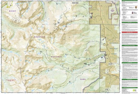 National Geographic Longs Peak Trail Map 1