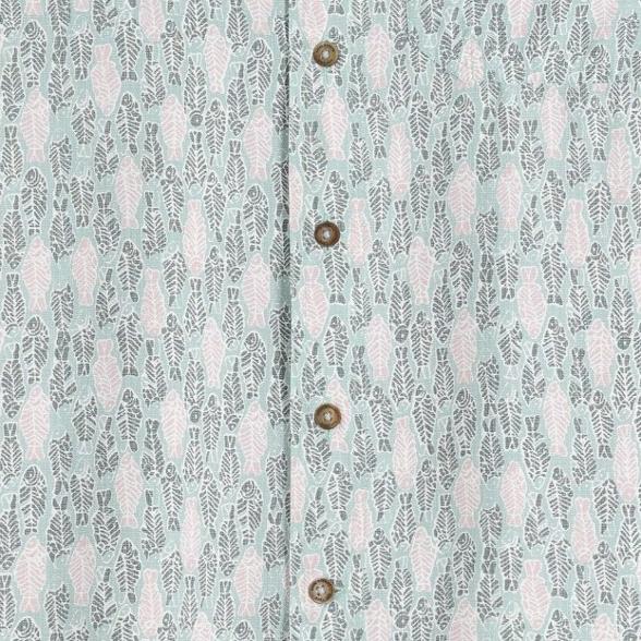 Swatch Image of color Sage Leaf Fish Print