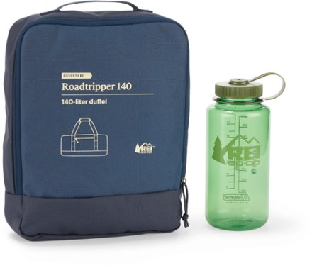 REI Co-op Roadtripper 140 Duffel Storage pouch (water bottle not included)