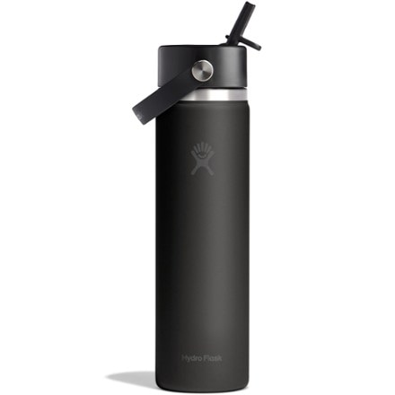 Hydro Flask Wide-Mouth Vacuum Water Bottle with Flex Straw Cap - 24 fl. oz. 0