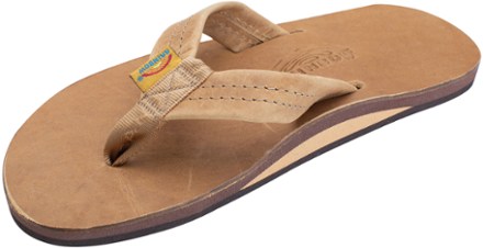 rainbow leather sandals