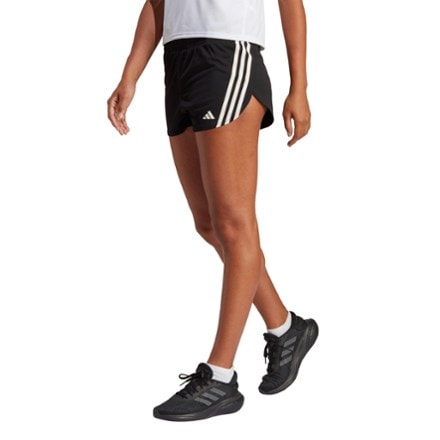 adidas Run Icons 3-Stripes Low Carbon Running Shorts - Women's 1