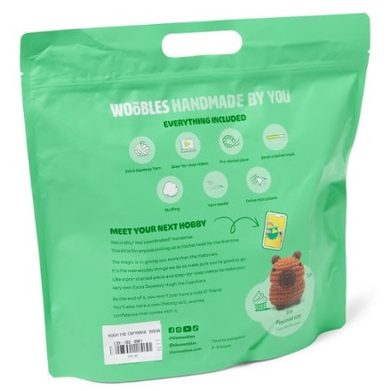 The Woobles Hugh the Capybara Extra Squeezy Crochet Kit 3