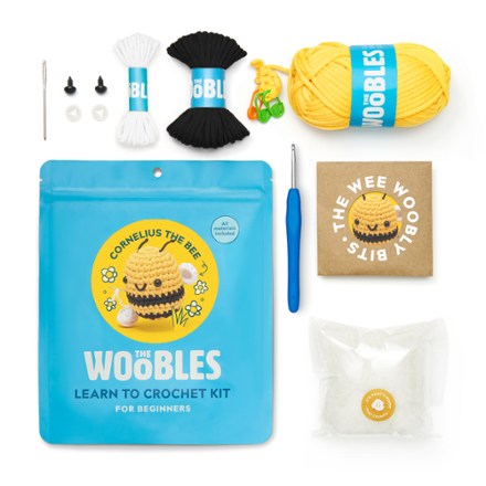 The Woobles Cornelius the Bee Crochet Kit 1