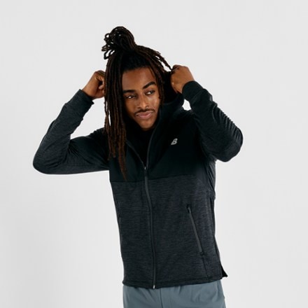 New Balance Heat Grid Hooded Full-Zip Jacket - Men's 4