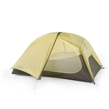 NEMO Hornet OSMO Ultralight 2P Tent 3/4 front view with rainfly