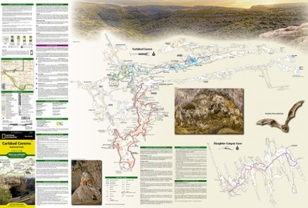 National Geographic Carlsbad Caverns National Park Topographic Map 2