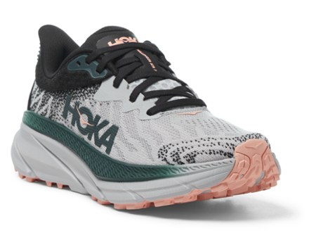 Challenger 7 Trail-Running Shoes - Women's [3/4 view (Harbor Mist/Spruce)]