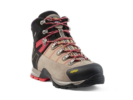 Asolo Fugitive GTX Hiking Boots - Men's 3/4 view (Wool/Black)