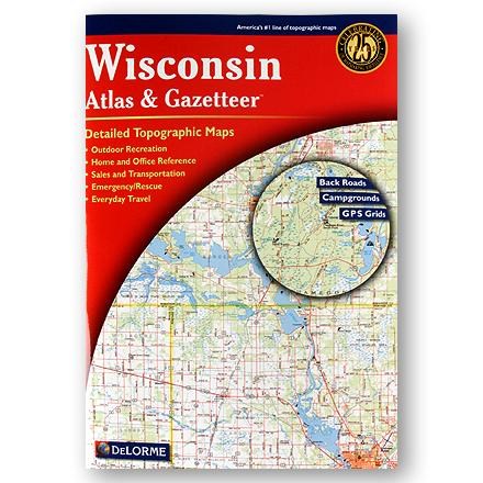 DeLorme Wisconsin Atlas and Gazetteer - 12th Edition at REI