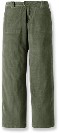 green cord pants