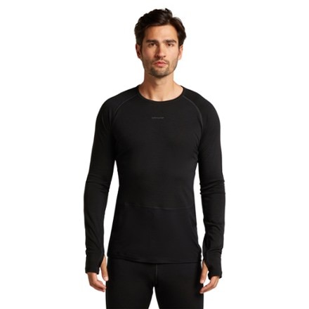Icebreaker 200 ZoneKnit Long-Sleeve Crewe Base Layer Top - Men's 0
