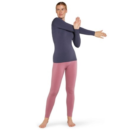 Icebreaker Merino Blend 260 ZoneKnit Seamless Long-Sleeve Crew Base Layer Top - Women's 6