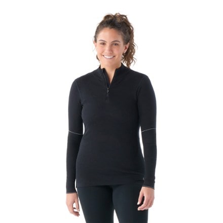 Smartwool Intraknit Thermal Max Merino Quarter-Zip Base Layer Top - Women's 0