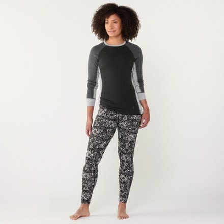Smartwool Classic Thermal Merino Colorblock Crew Base Layer Top - Women's 3