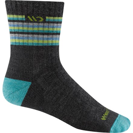 Wide Open Multi Stripe Cushioned Micro Crew Socks - Women's 0