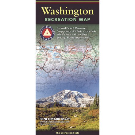 Benchmark Maps Washington Recreation Map 0