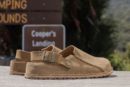 Birkenstock Lutry Suede Clogs - Men's 4