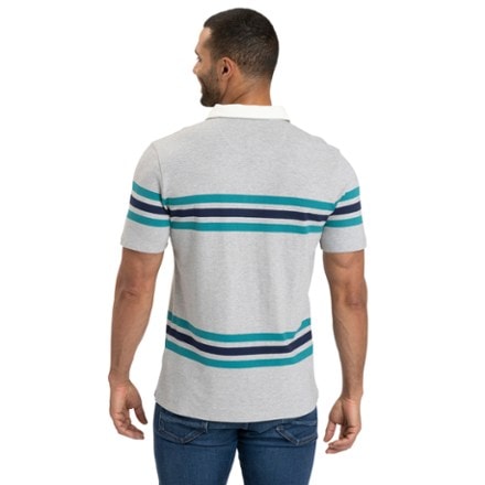 Threads 4 Thought Ashby Pique Striped Polo Shirt - Men's 1