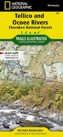 National Geographic Tellico and Ocoee Rivers Topographic Map 0