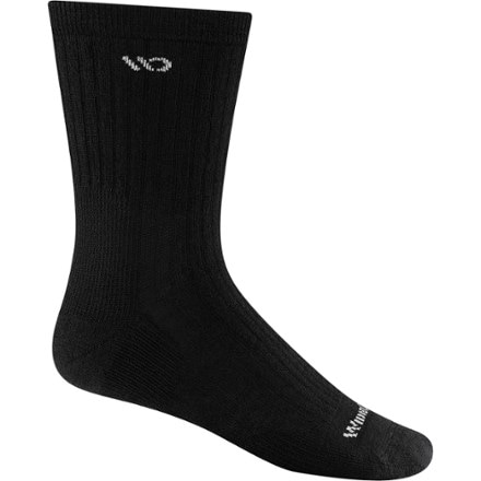 Wide Open Solid Cushioned Micro Crew Socks - Men's 0