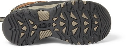 KEEN Targhee IV Mid Waterproof Hiking Boots - Big Kids' Sole view