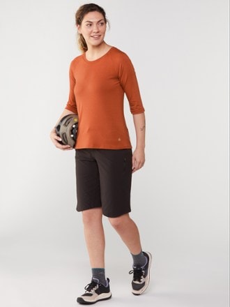 SHREDLY Raglan 3/4-Sleeve Bike Shirt - Women's 3