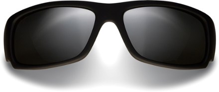 Maui Jim World Cup Polarized Sunglasses Front view (Matte Black Rubber)