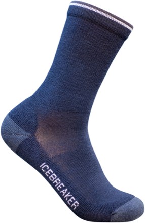 Icebreaker Women's Lifestyle Light OTC Tree Line Socks Velvet / Dew L