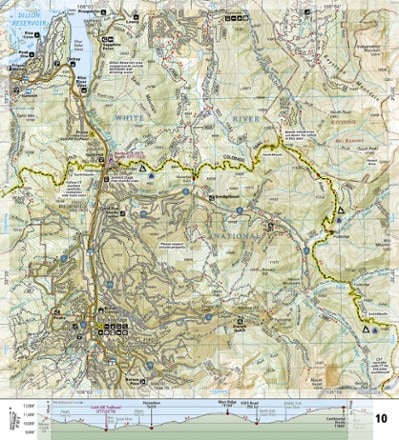 National Geographic Colorado Trail North: Monarch to Denver Topographic Map Guide 2