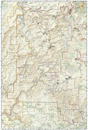 National Geographic Canyonlands National Park Trail Map - Needles/Isle 2