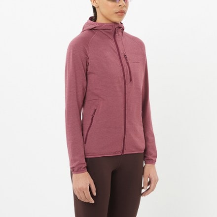 Salomon Essential Lightwarm Full-Zip Hoodie - Women's 1