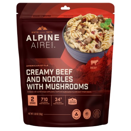 AlpineAire Foods Creamy Beef and Noodles with Mushrooms - 2 Servings 0