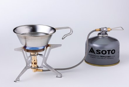 Soto Fusion Trek Stove Gas canister and cup not included