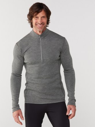 Arms of Andes 300 Lightweight Alpaca Wool Half-Zip Base Layer Top - Men's 1