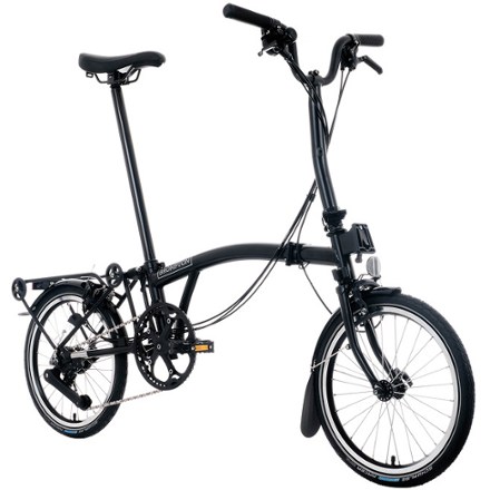 Brompton C Line 4-Speed Mid Handlebar Bike with Rack 0