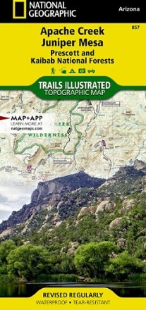 National Geographic Apache Creek / Juniper Mesa Topographic Map 0