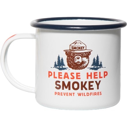 The Landmark Project Smokey Bear Enamelware Mug 0